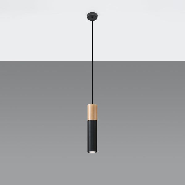 Lampe pendante Bicolore noir