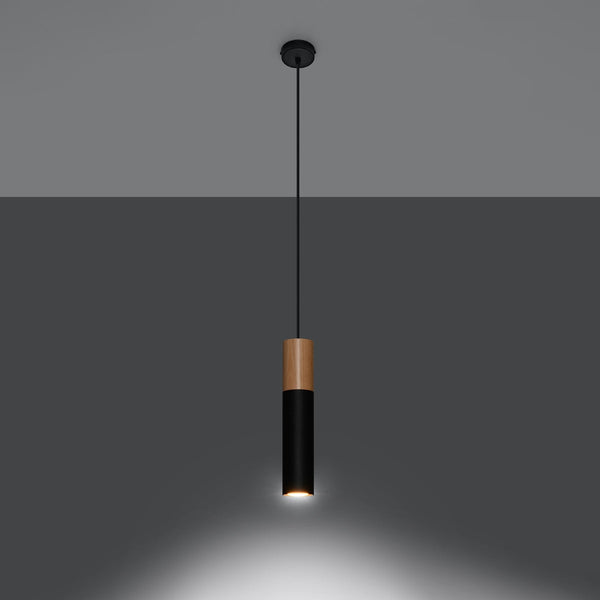 Lampe pendante Bicolore noir