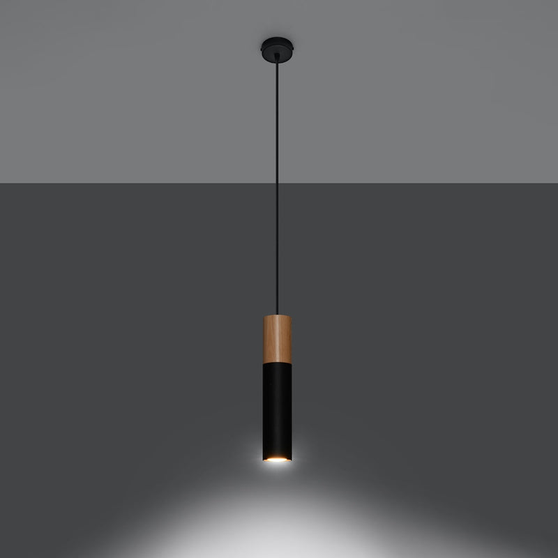 Lampe pendante Bicolore noir