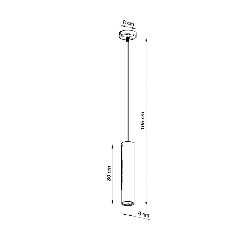 Lampe suspendue Bois Circulaire