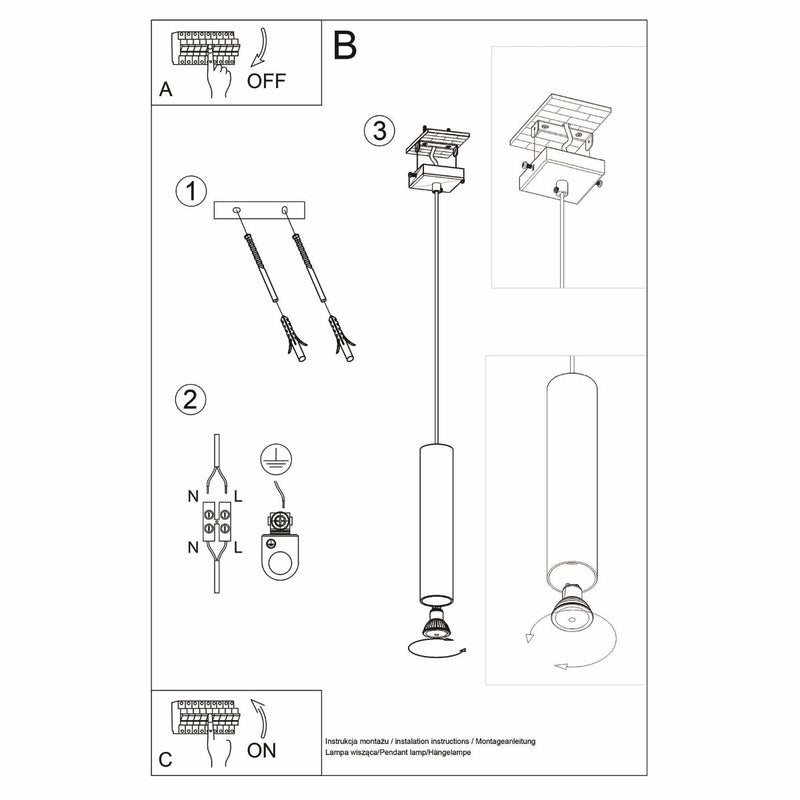 Lampe suspendue Bois Circulaire