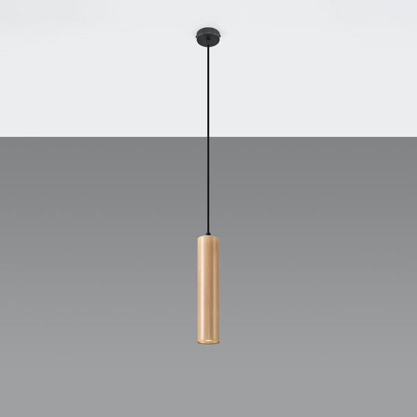 Lampe suspendue Bois Circulaire