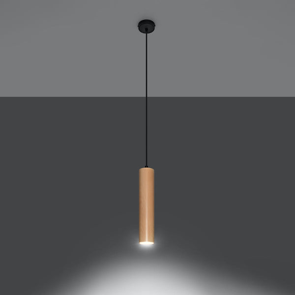 Lampe suspendue Bois Circulaire