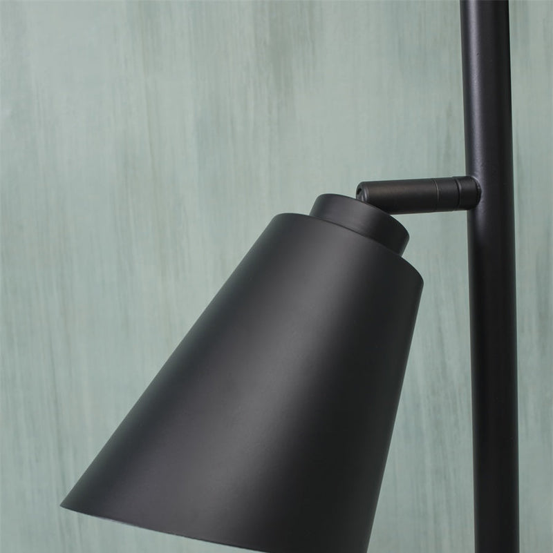 Lampadaire Salamanca 2 Abat-Jours Noir