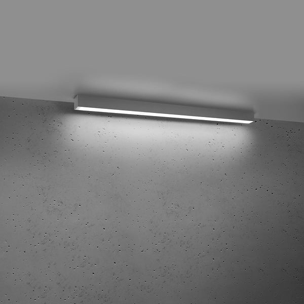 Plafonnier Barre Moderne 90 gris