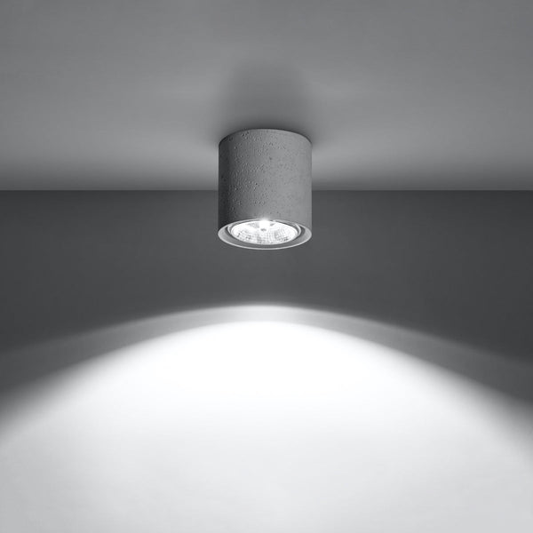 Plafonnier Solide Chic béton