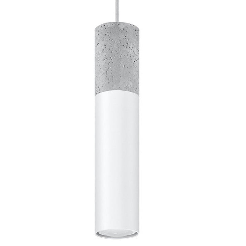 Lampe suspendue Colonne 1 blanc