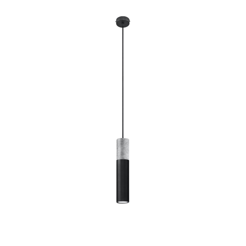 Lampe suspendue Colonne 1 noir