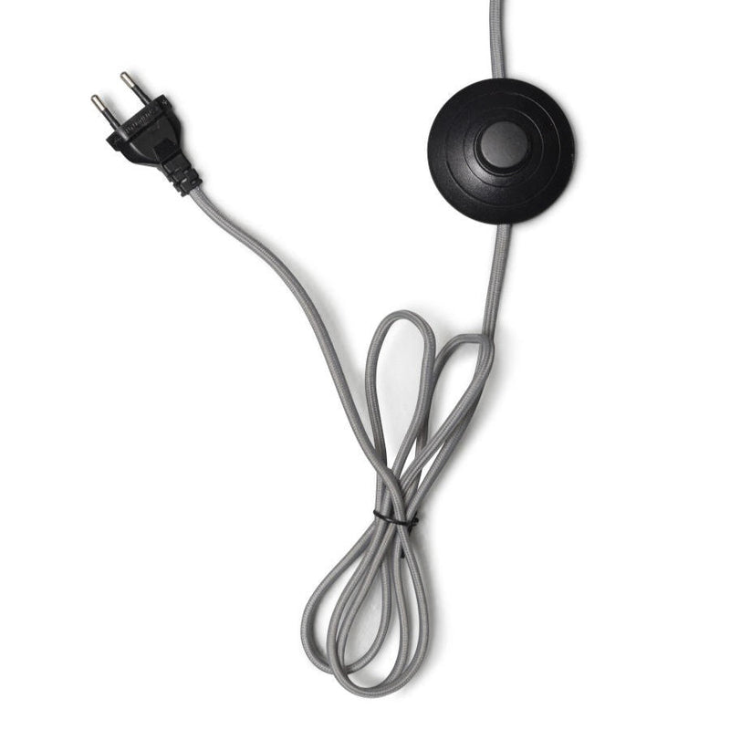 Lampadaire Andes Bambou Abat-jour Lin Noir 176 cm