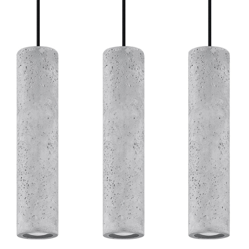 Lampe suspendue Ligne Béton 3L