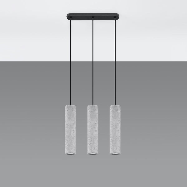 Lampe suspendue Ligne Béton 3L