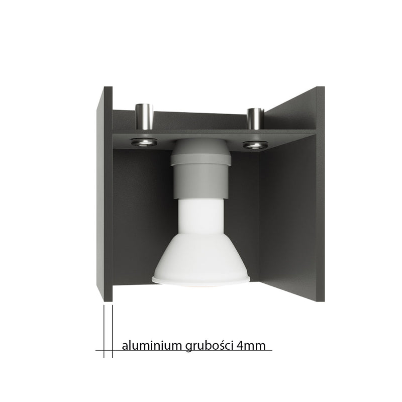 Applique Cube LED 2 blanc