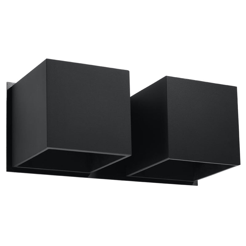 Applique Cube LED 2 noir