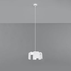 Lampe pendante Tulipe blanc