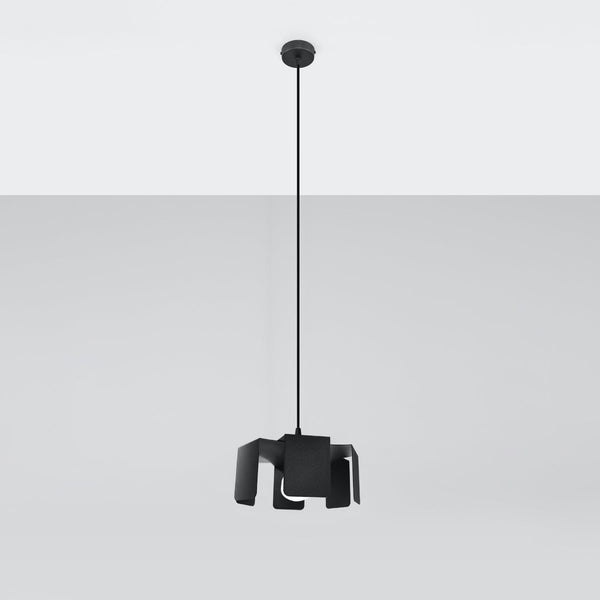 Lampe pendante Tulipe noir
