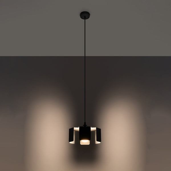 Lampe pendante Tulipe noir