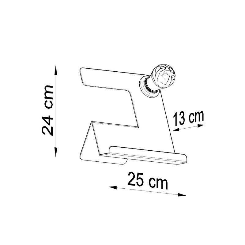 Lampe de table Support blanc