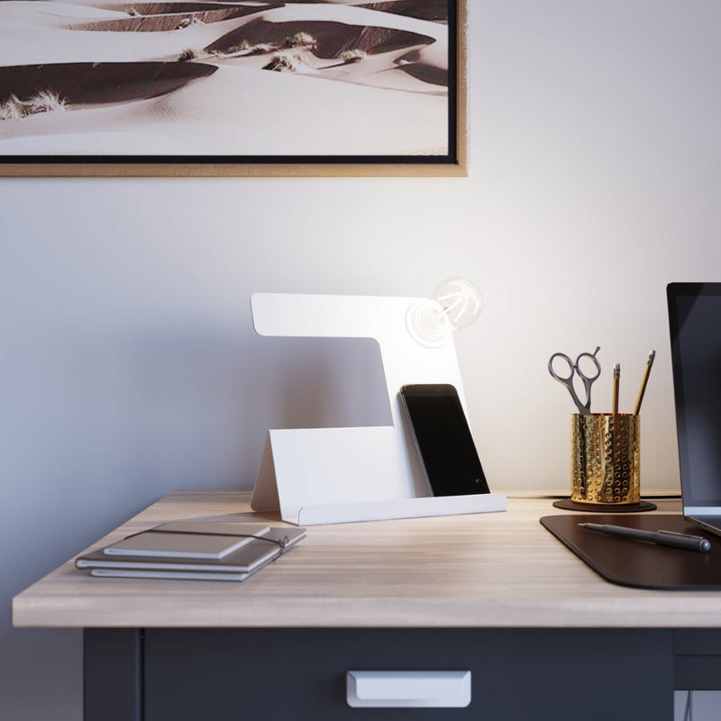 Lampe de table Support blanc