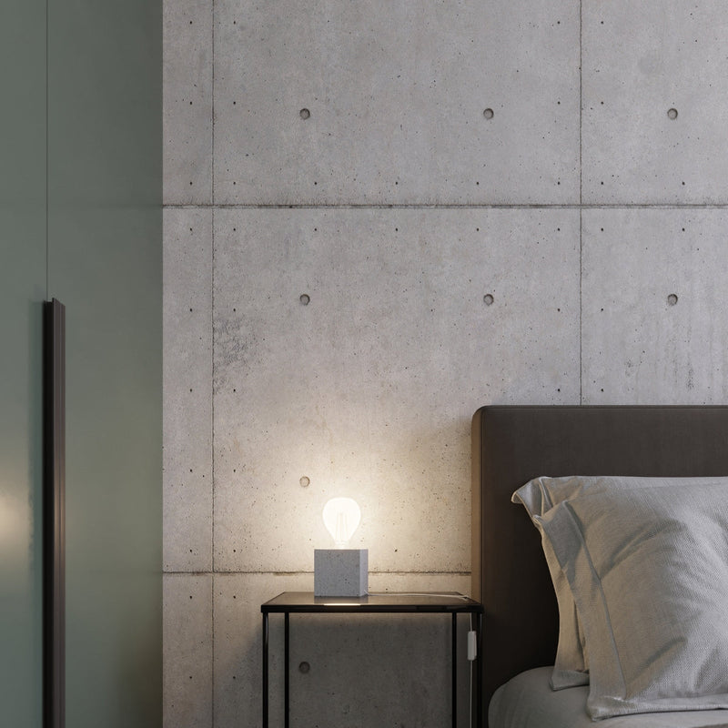 Plafonnier Pure Cube en béton