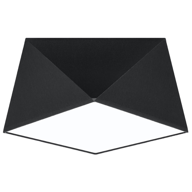 Plafonnier Géométrique Hexa 25 noir