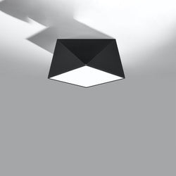 Plafonnier Géométrique Hexa 25 noir