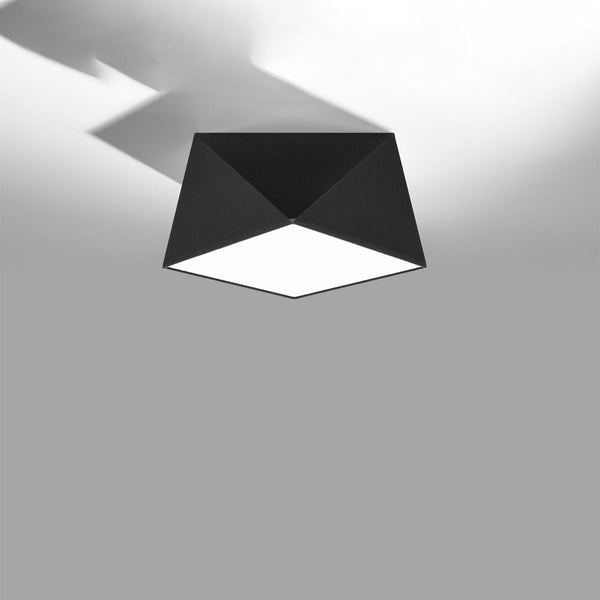 Plafonnier Géométrique Hexa 25 noir