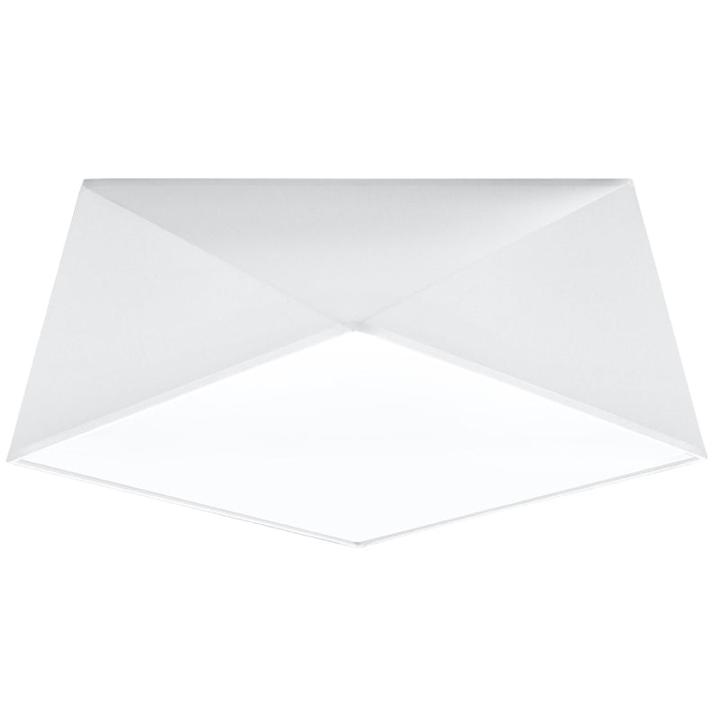 Plafonnier Géométrique Hexa 35 blanc
