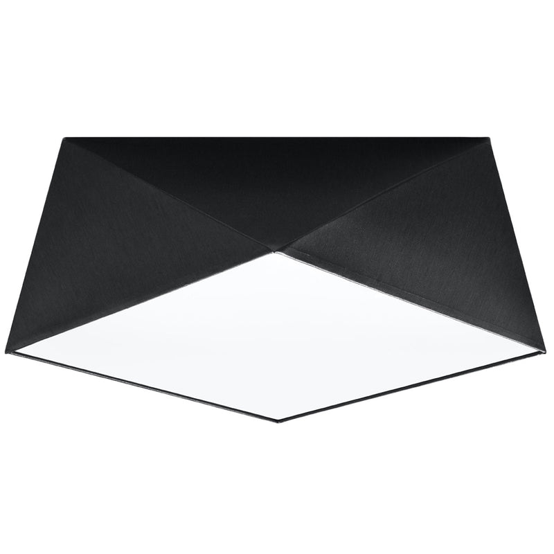 Plafonnier Géométrique Hexa 35 noir