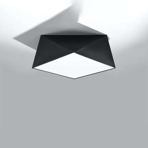Plafonnier Géométrique Hexa 35 noir
