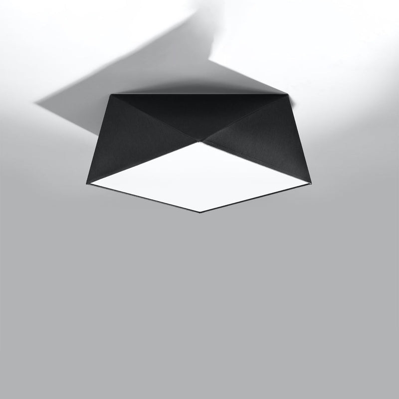 Plafonnier Géométrique Hexa 35 noir