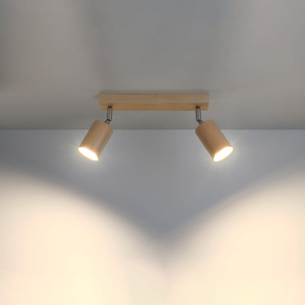 Plafonnier Bois Naturel Minimaliste 2