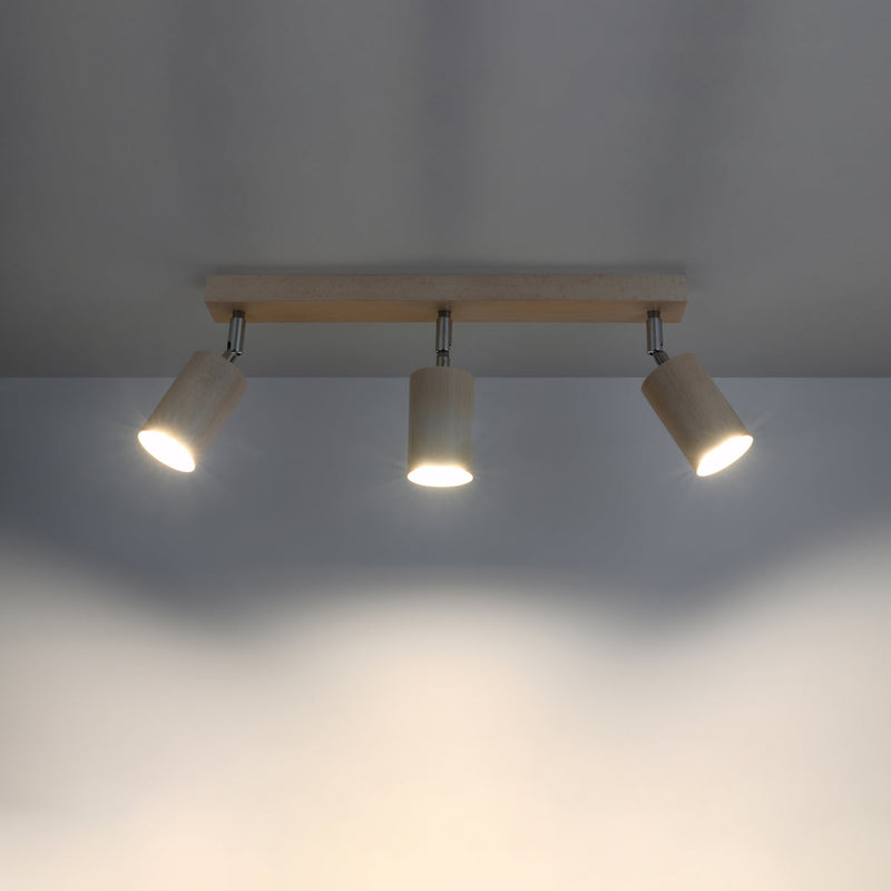 Plafonnier Bois Naturel Minimaliste 3