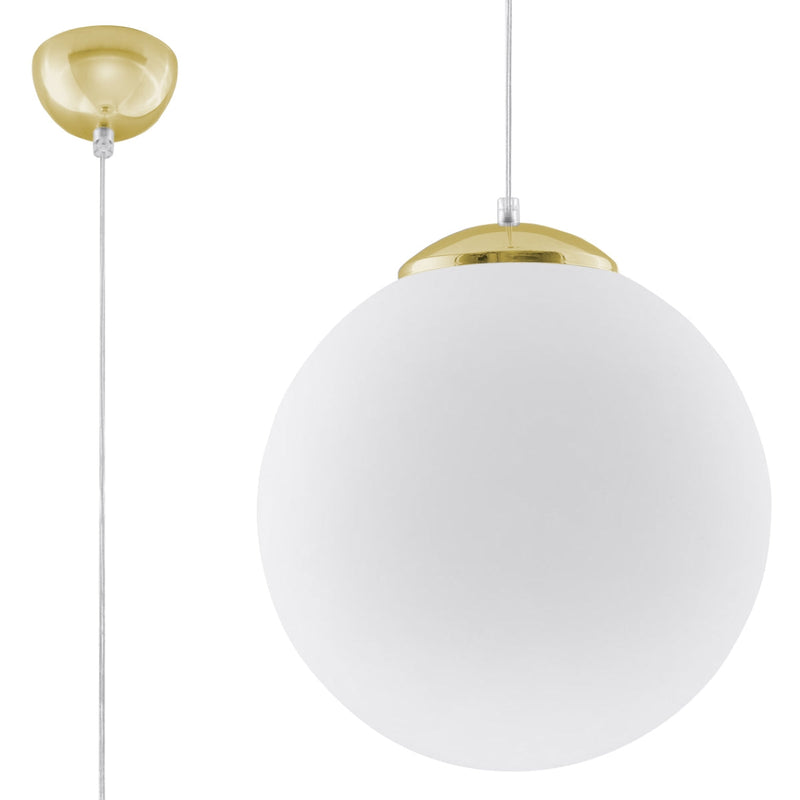 Lampe pendante Sphère 30 dorée