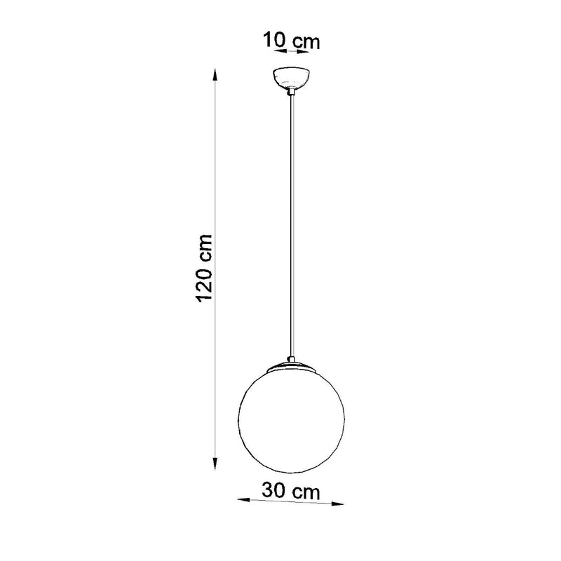 Lampe pendante Sphère 30 dorée