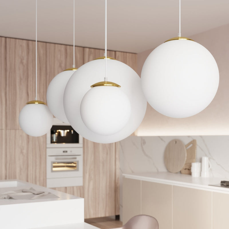 Lampe pendante Sphère 30 dorée