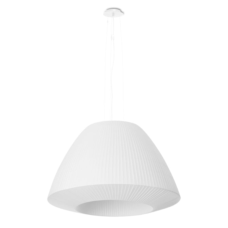 Lustre Tissu Minimaliste 60 blanc