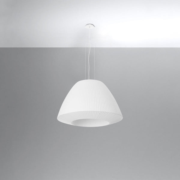 Lustre Tissu Minimaliste 60 blanc