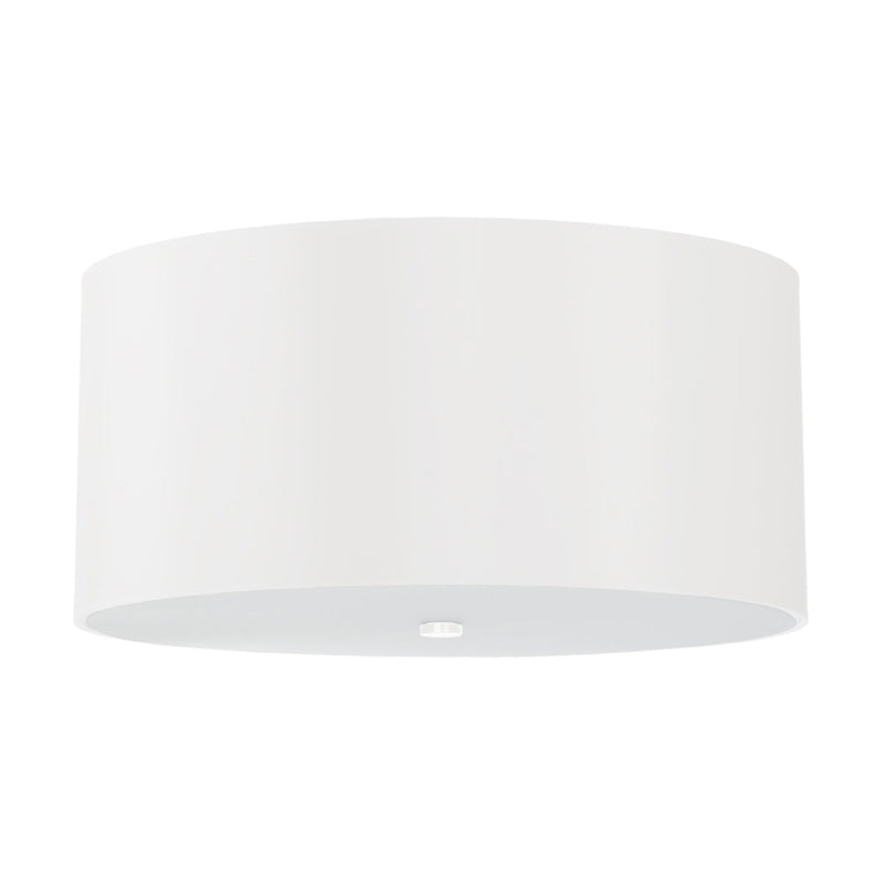 Lustre Tissu Rond 50 blanc