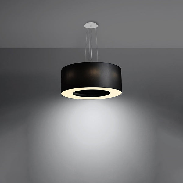 Lustre Saturne 50 noir