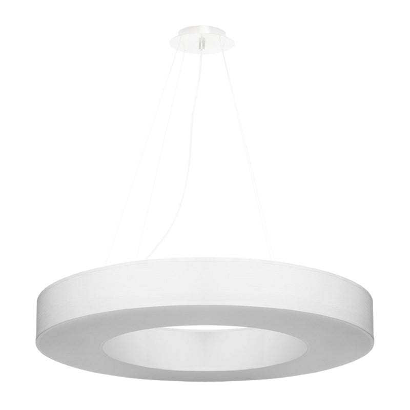 Lustre Saturne Slim 70 blanc