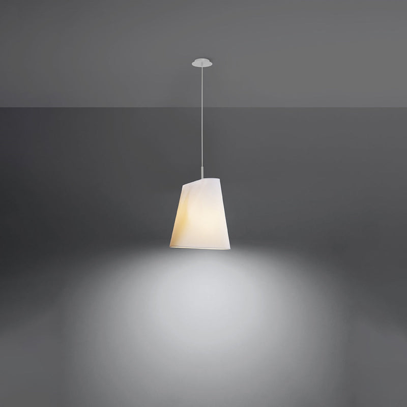 Lustre Forme Créative Tissu 1 blanc