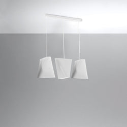 Lustre Forme Créative Tissu 3 blanc