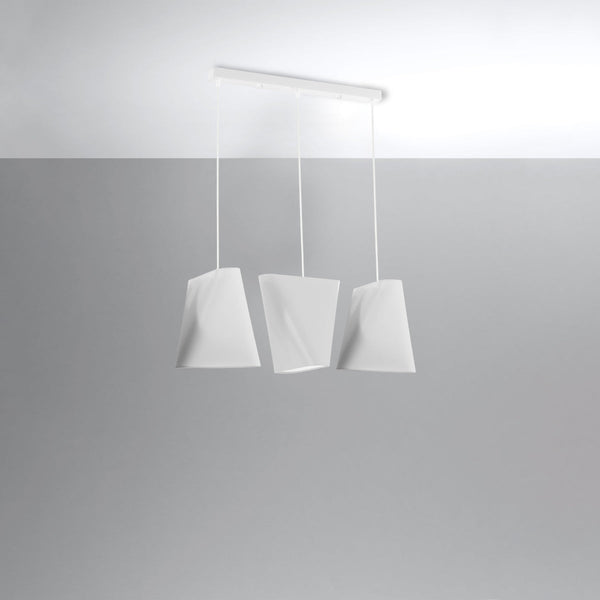 Lustre Forme Créative Tissu 3 blanc