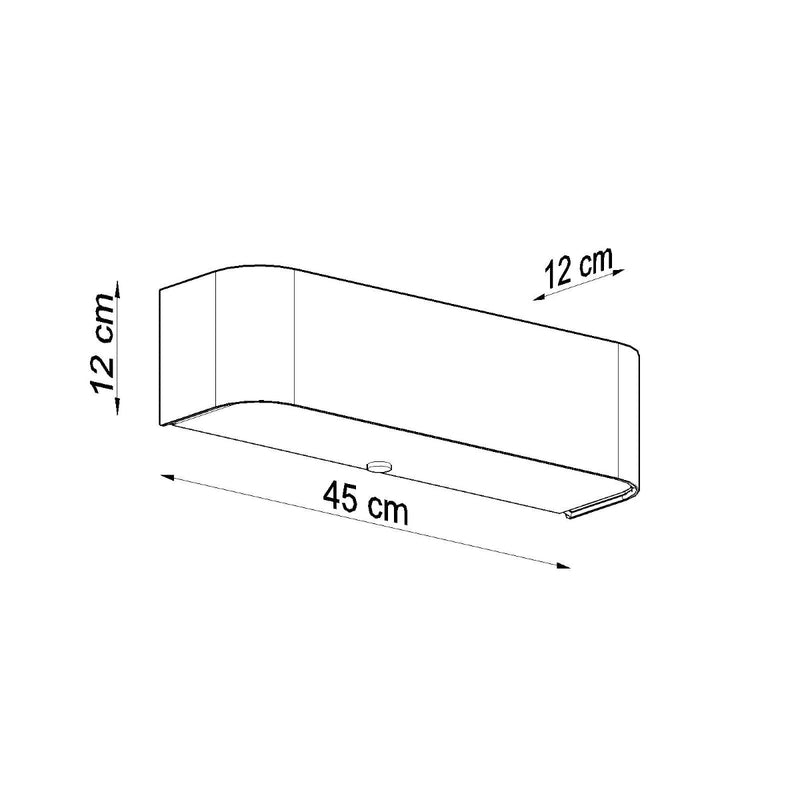 Applique Carré Plein blanc