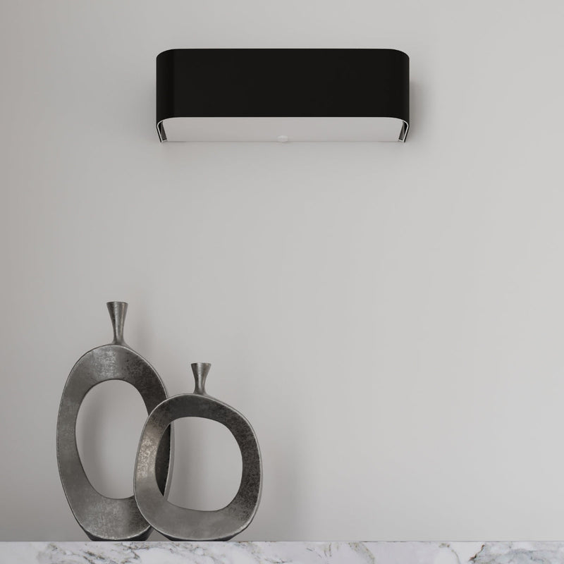 Applique Carré Plein noir