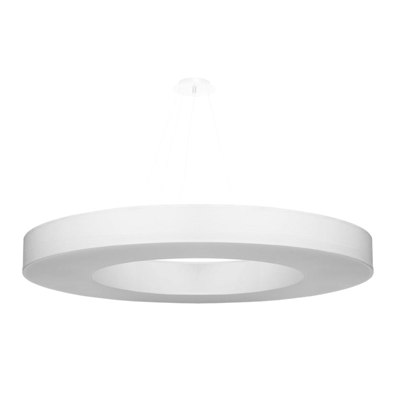 Lustre Saturne Slim 90 blanc