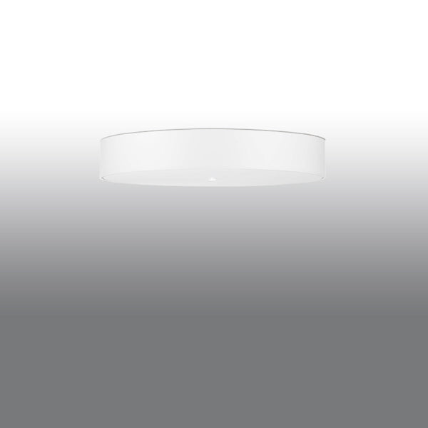 Plafonnier Cercle Plein 80 blanc