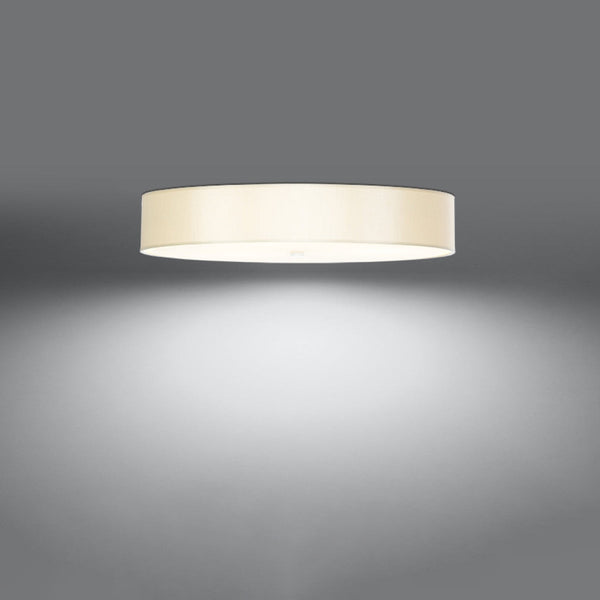 Plafonnier Cercle Plein 80 blanc