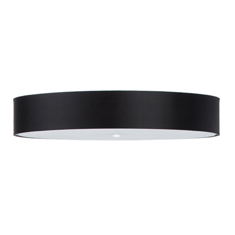 Plafonnier Cercle Plein 80 noir