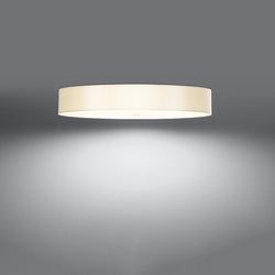 Plafonnier Cercle Plein 90 blanc
